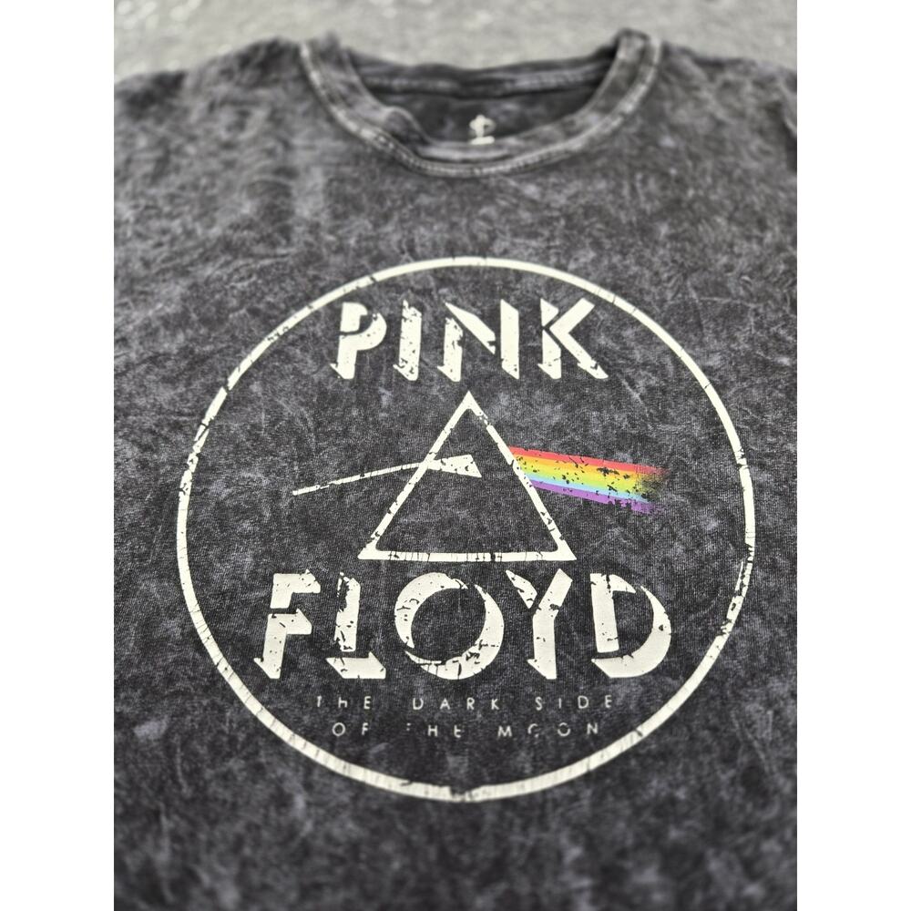 Pink Floyd Dark Side of the Moon Large Concert Crop T-Shirt #583